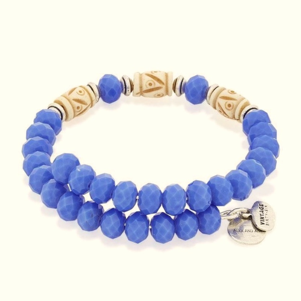 Alex & Ani Deep Sea wrap bracelet
